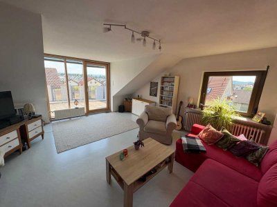 Großzügige 3-Zi-DG-Wohnung Waldbronn/Busenbach ab 01.08./01.10.