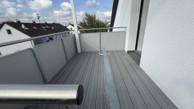 Sonnige 2-Zimmer Dachgeschosswohnung mit Balkon in Frickenhausen