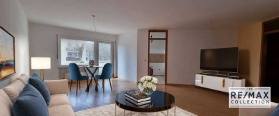 Großzügige 3 Zimmer Wohnung mit Blick ins Grüne