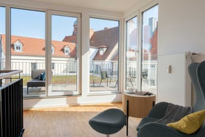 Großzügiges Penthaus mit Dachterrasse -unmöbliert- urbanes Wohnglück genießen im Effizienzhaus 70