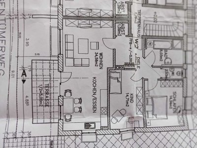 Freundliche und gepflegte 3-Raum-EG-Wohnung mit gehobener Innenausstattung mit Balkon in Heldenstein