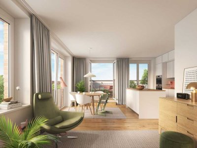 KRONSRODE | NEUBAU | Moderne 4-Zimmer-Wohnung mit 2 Balkonen und Einbauküche (optional)