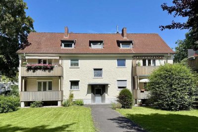 BAD GODESBERG - VILLENVIERTEL 
bezugsfreie Erdgeschosswohnung mit Balkon