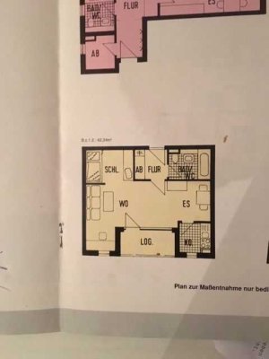 1-Zimmer-Hochparterre-Wohnung mit Balkon und Einbauküche in Lörrach