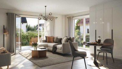 Durchdacht geschnittene Wohnung mit Balkon