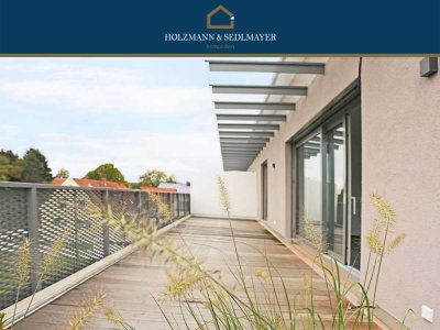 ***Reserviert*** Licht. Höhe. Lebensqualität. 
Moderne Dachterrassen-Wohnung in Ergolding