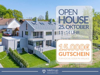 PANORAMA DELUXE: EXKLUSIVES DOPPELHAUS AM ORTSRAND VON WÖRTHSEE