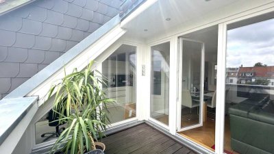 Moderne Wohnung mit Tiefgaragenplatz ... Wohnjuwel über den Dächern der Leipziger Südvorstadt