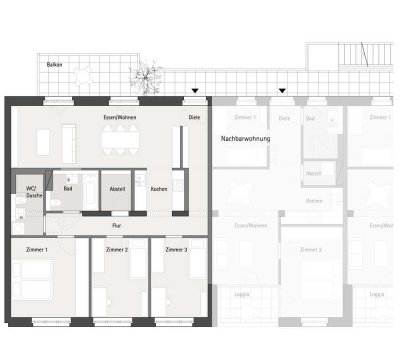 Provisionsfreier und förderfähiger NEUBAU * 4 Zimmer * Balkon zum Garten