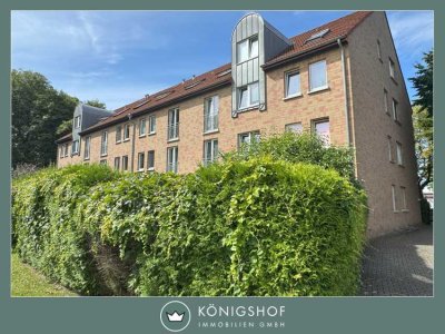 Wohnen am Park in KR-Dießem: topvermietete ETW mit Garage u. Carport in attraktivem 8-Familienhaus