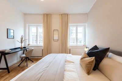 Stilvoll möblierte 2-Zimmer-Wohnung im grünen Zehlendorf