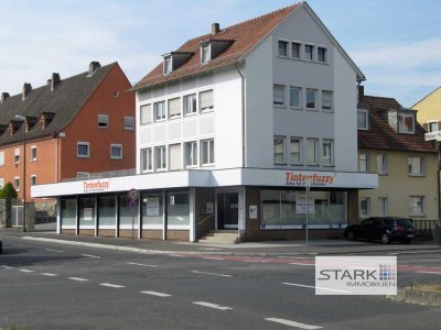 Großes Wohn- und Geschäftshaus - 3 vermietete Wohnungen und bezugsfreies Ladengeschäft