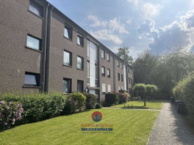 KREFELD-FISCHELN - SCHÖNE ZWEI-ZIMMERWOHNUNG MIT BALKON UND EINBAUKÜCHE