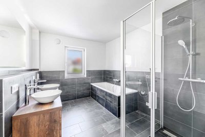 Reserviert - Angebot des Monats: 
Familienfreundlicher Neubau mit 4 Zimmern & Loggia