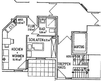 2,0-Zimmerwohnung mit Balkon!
