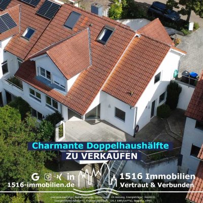 Charmante Doppelhaushälfte mit traumhaftem Ausblick und gemütlicher Einliegerwohnung