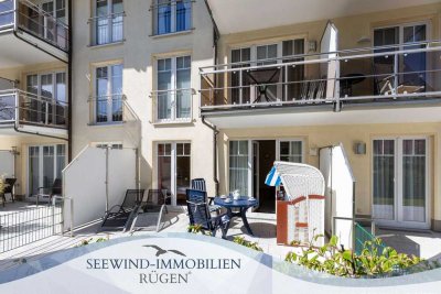 80m zur Ostsee - 2 Zimmer Erdgeschoss-Apartment am Kurpark im Ostseebad Baabe