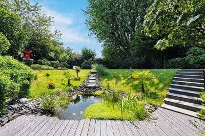 Luxuriöser Wohntraum mit sonnigem Garten und Spa-Bereich in Aachen!