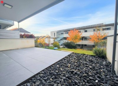 Lichtdurchflutet &amp; modern – Gartenwohntraum in grüner Ruhelage