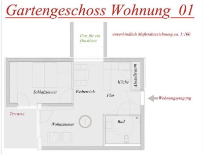 Moderne 2‑Zimmer Terrassenwohnung in Friedrichshafen