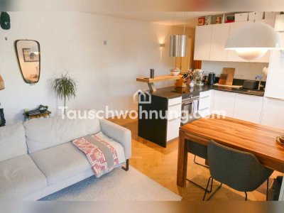 Tauschwohnung: Helle, ruhige Wohnung in Isarnähe mit Balkon