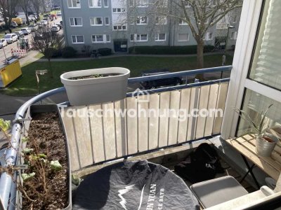 Tauschwohnung: Ruhige und helle 2-Zimmer-Wohnung mit Süd-Balkon und EBK