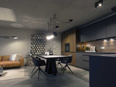 Ihr Platz in der ersten Reihe inklusive Lakeview - Großzügige 3,5 Zimmer Designwohnung