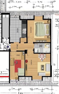 Gepflegte 3,5-Raum-Dachgeschosswohnung in Duisburg