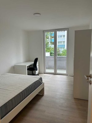 Ruhige, möblierte 2er WG Studenten mit Balkon und Einbauküche