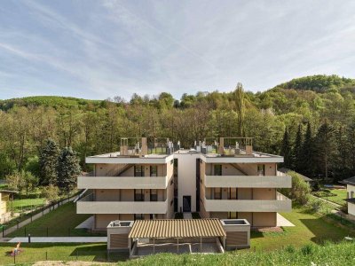 Luft-Wärme-Pumpe, 3 Zimmer, 30 m² Balkon und Tageslichtbad in ruhiger Wienerwald-Lage - zu kaufen in 2391 Kaltenleutgeben