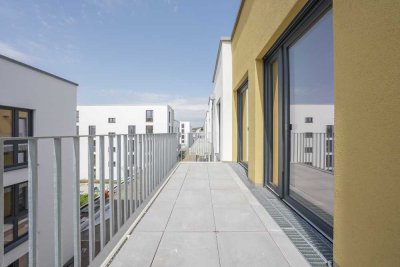 Ihr lichtdurchflutetes Zuhause mit Balkon in Erstbezug: 4 Zi., EBK, TG-Stellplatz!