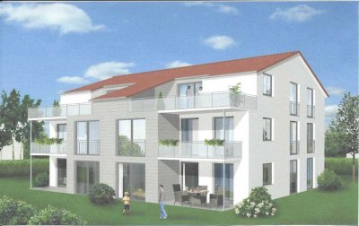 Penthouse 85qm, 3 Zi.,  große Dachterrasse, Carport, Parkett