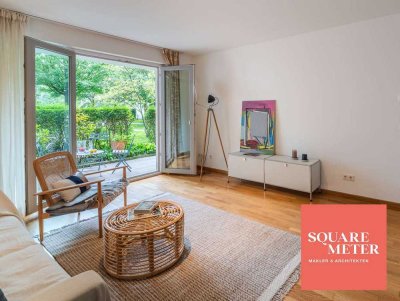 Garten. Leben. City-Flair. Zentrale Gartenwohnung am Park.