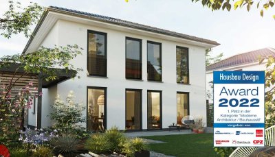 Inkl. Hausbauschutzbrief �Stadtvilla 145 - Elegantes Wohnen auf zwei Ebenen & nachhaltiger Technik!