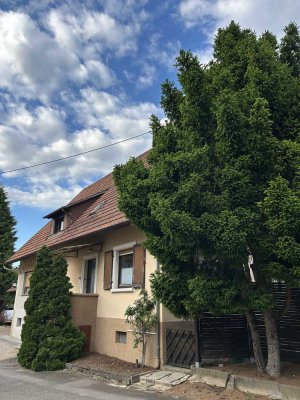 OG-Rammersweier: ruhige, helle 2,5 Zi.Dachwohnung, Altbau, in 2Familienhaus im Grünen