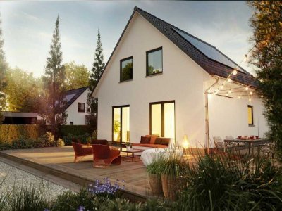 Gut durchdachtes Haus auf schönem Grundstück