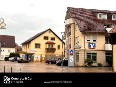 Großzügige 5,5-Zimmer-Maisonette-Wohnung mit drei Tiefgaragenstellplätzen Mitten in Langenbrettach