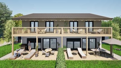 Sichern Sie sich jetzt ihr Traumhaus - Neubau Doppelhaushälfte Grassau KFW40+