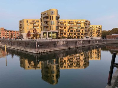 Luxuriöse 3-Zimmer Wohnung mit 2 Balkonen im Mainzer Zollhafen (DOXX)
