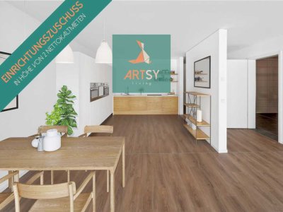 Work-Life-Balance auf 118 m²: 3-Zimmerwohnung mit viel Platz und Loggia ins Grüne