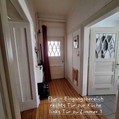 Helle 3-Zimmer-Altbauwohnung mit Balkon