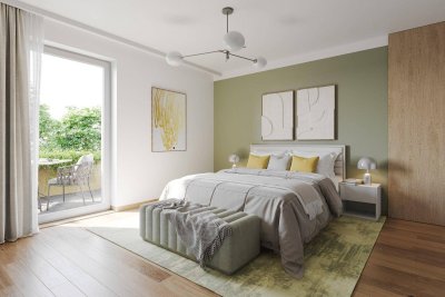 PROVISIONSFREI! Wunderschöne 3-Zimmer-Gartenwohnung mit Grünblick | Große Terrasse