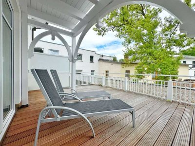 Charmante Ferien- / Eigentumswohnung mit sonniger Dachterrasse in zentraler Lage