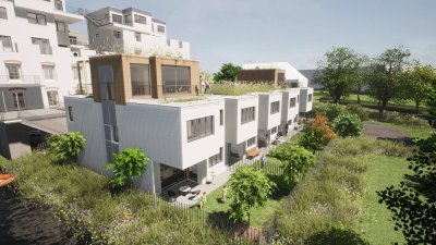 +Traumhaftes Reihenmittelhaus in Ebenfurth mit direktem Blick auf den Fischa-Fluss + 5 Zimmer + Kamin + Garten + Bahnhofsnähe ++