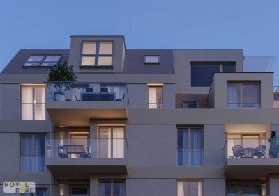 Viel Platz: 2-Zimmer-Erstbezug Wohnung mit großer Terrasse in Top Lage!