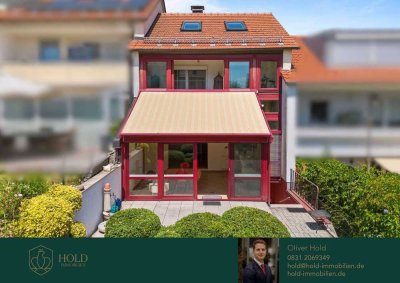 Lichtdurchflutetes Reihenmittelhaus in Kempten mit Wintergarten und Wohlfühlfaktor