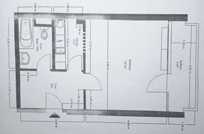 Helle 1-Zimmer-Wohnung mit großem Balkon, Aufzug & Tiefgarage in Toplage von Karlsfeld