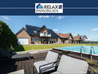 Exklusives Einfamilienhaus mit Pool in ruhiger Feldrandlage im Selfkant