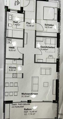 Bezugsfertige Gemütliche 3-Zimmer-Wohnung für ältere Menschen mit Komfort