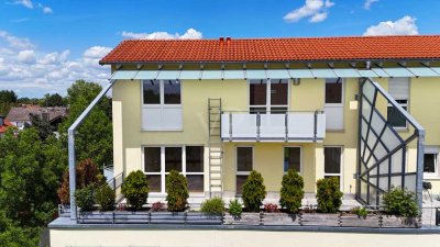 RESERVIERT Über den Dächern von Ismaning - gepflegte Maisonette - Dachgeschosswohnung mit Aufzug